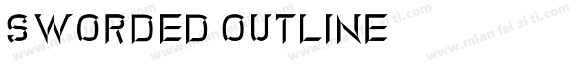 Sworded Outline字体转换